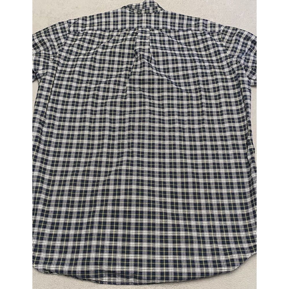 Ralph Lauren Shirt‎ Mens XLT Tall Plaid Button Down Casual Preppy Flesh Pony - Picture 8 of 8